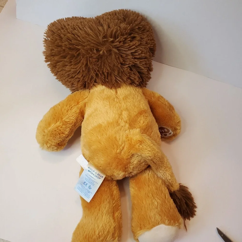 Build‎ A Bear LOVABLE LION Heart Shaped Head Stuffed Animal Plush 17